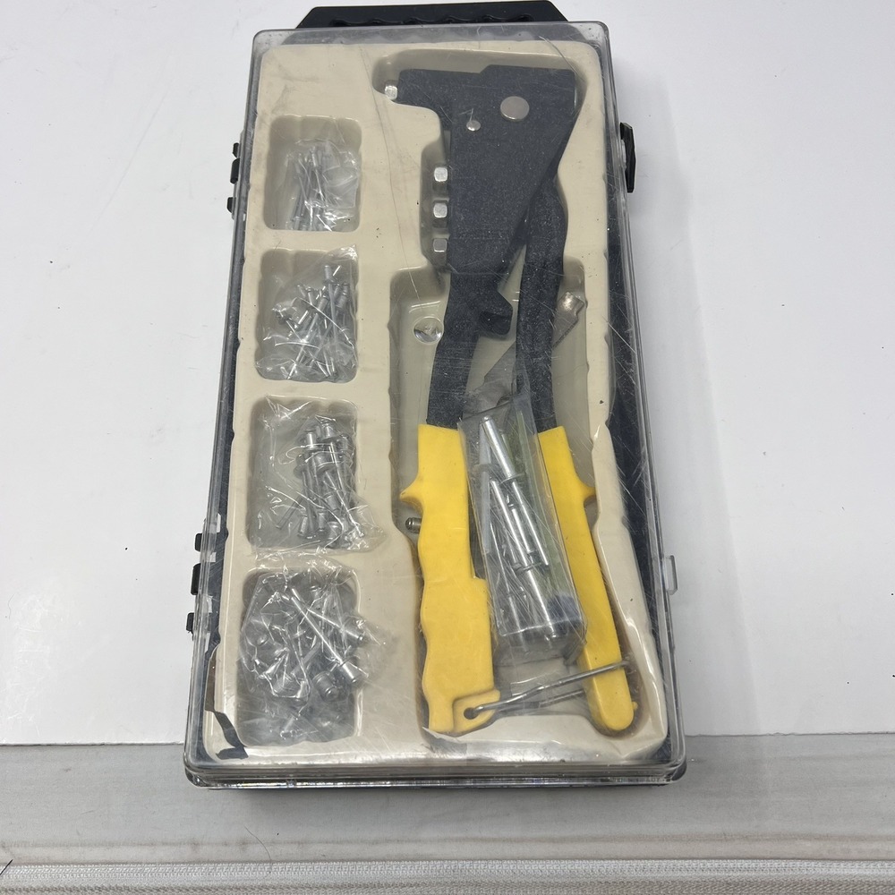 PERFORMANCE TOOL W2017C Hand Riveter Set - Rivet Set with Rivets Works Great - Picture 15 of 16